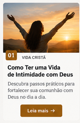 Como reconhecer a voz de Deus em sua vida post 01
